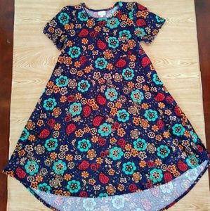 NWOT Lularoe carly floral dress. XXS